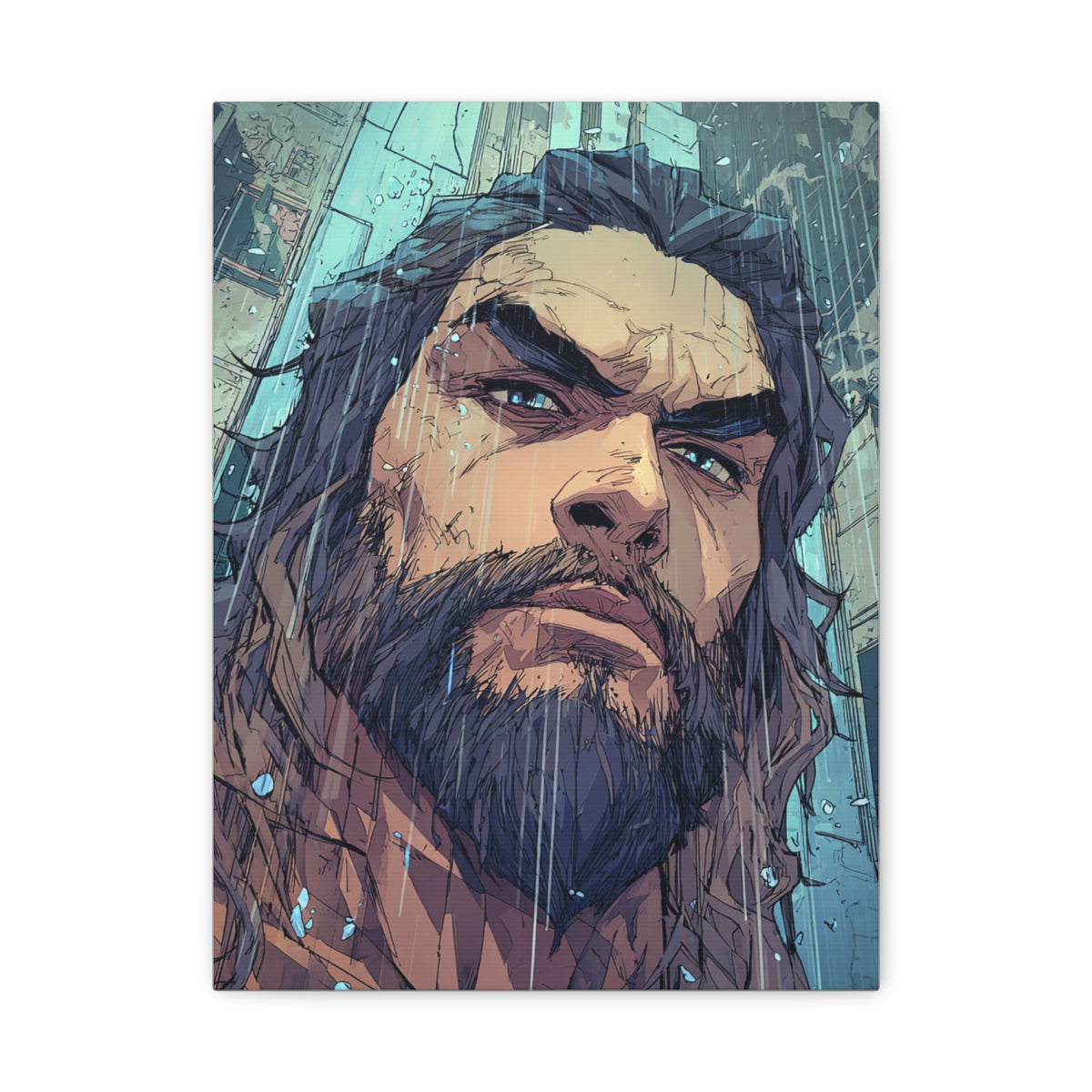 Hero-Verse Canvas Art - Bold Comic-Inspired Wall Print