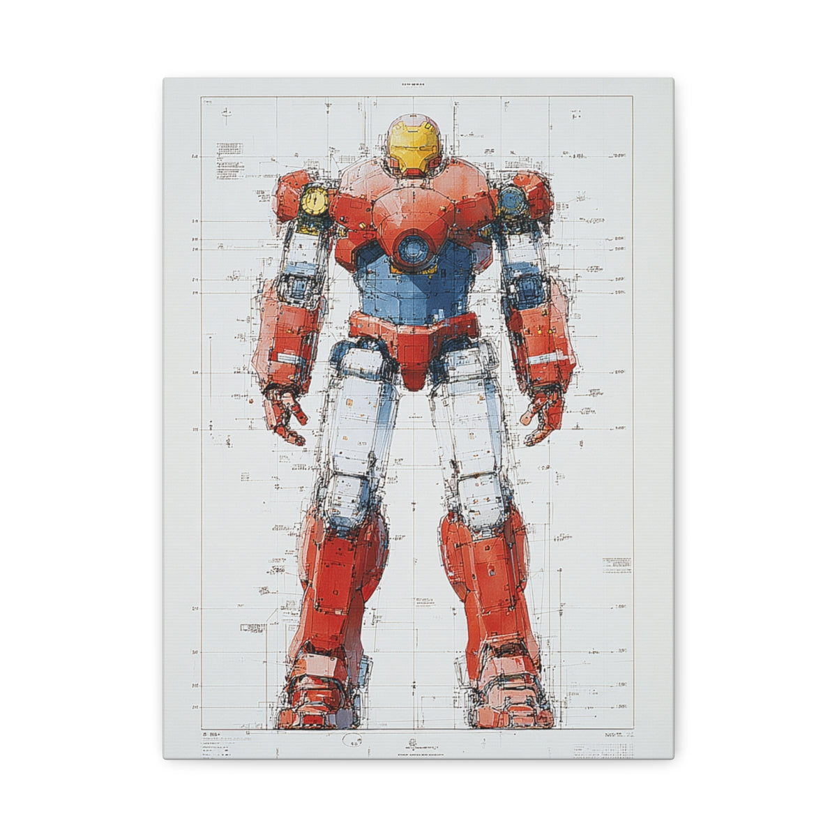 Hero-Verse Canvas Art - Bold Comic-Inspired Wall Print