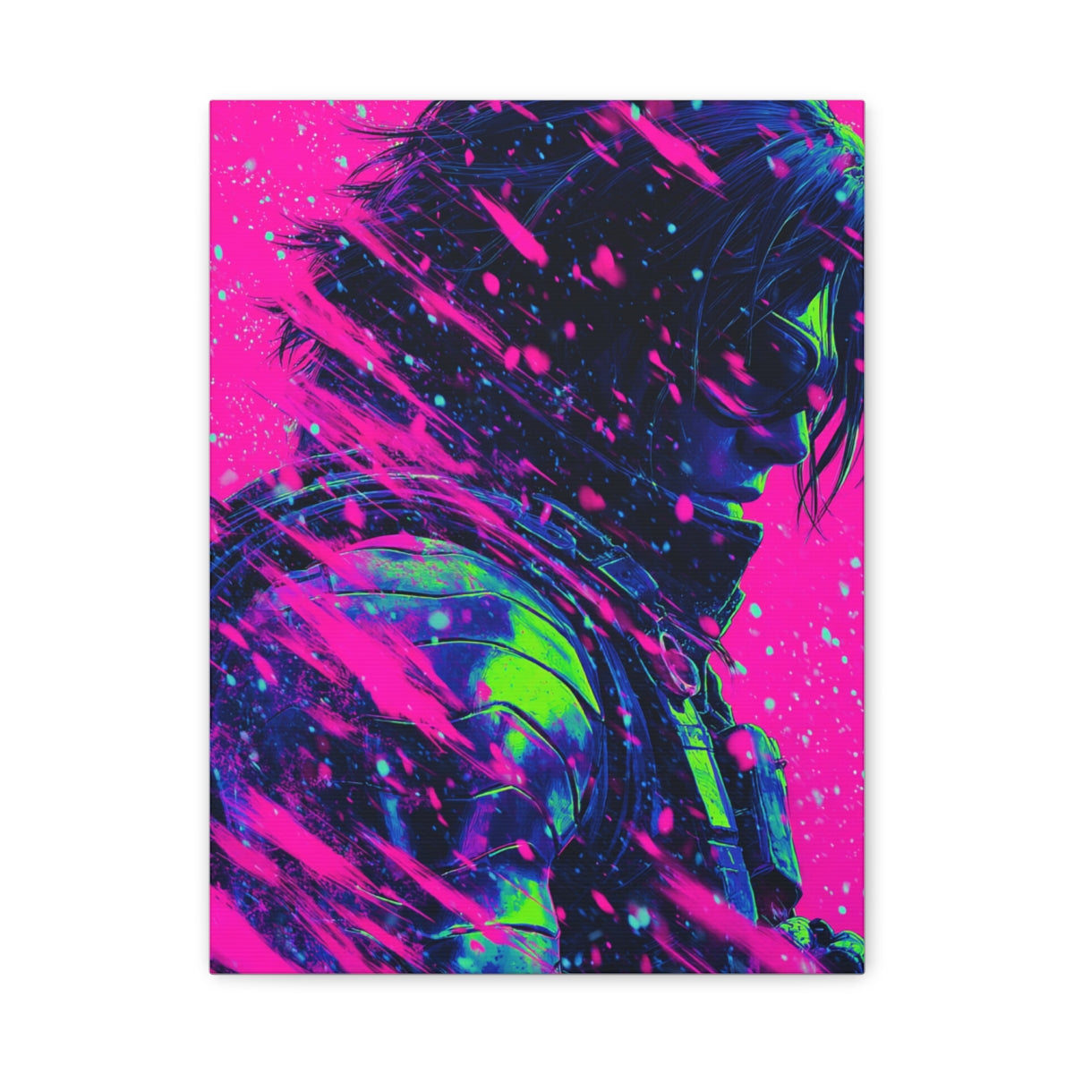 Hero-Verse Canvas Art - Bold Comic-Inspired Wall Print