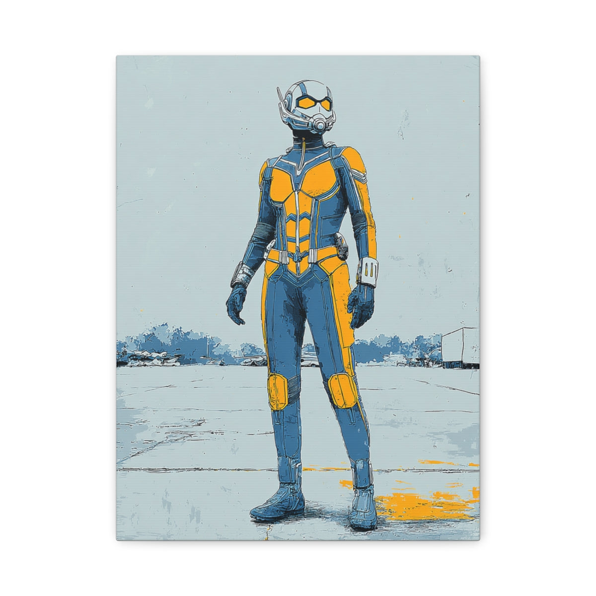 Hero-Verse Canvas Art - Bold Comic-Inspired Wall Print