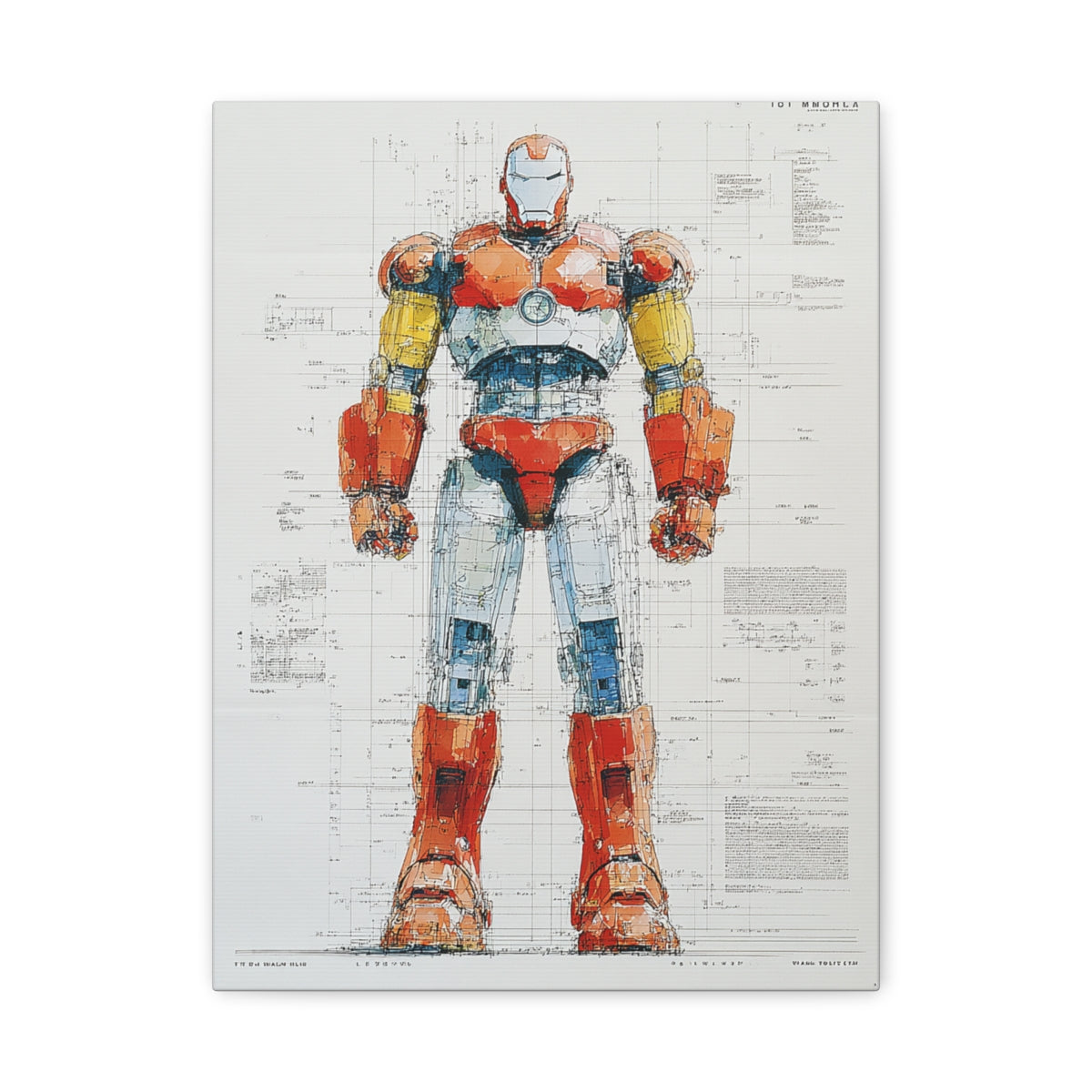 Hero-Verse Canvas Art - Bold Comic-Inspired Wall Print