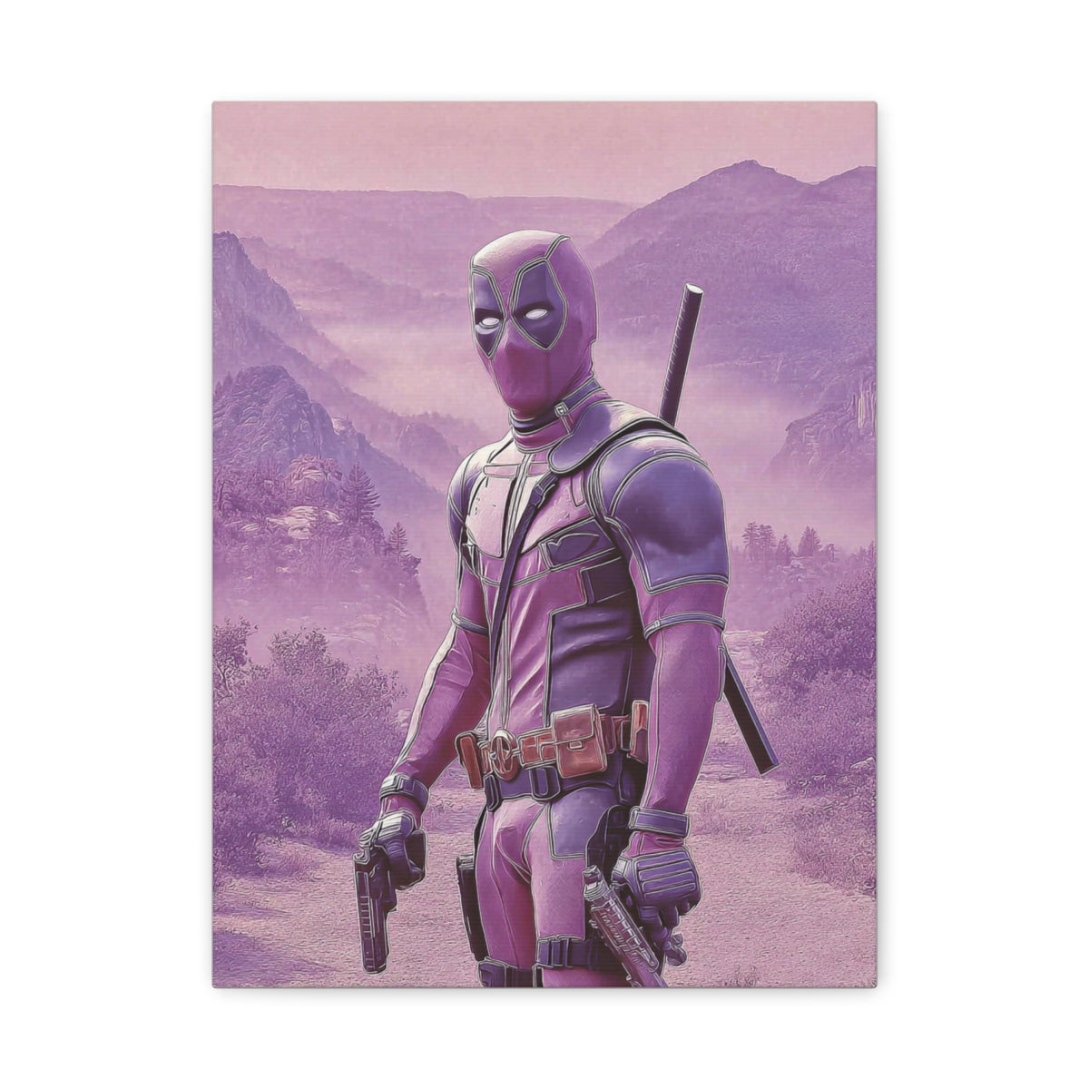 Hero-Verse Canvas Art - Bold Comic-Inspired Wall Print