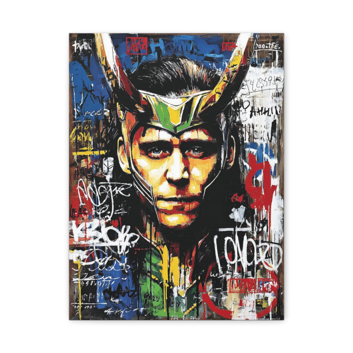 Hero-Verse Canvas Art - Bold Comic-Inspired Wall Print