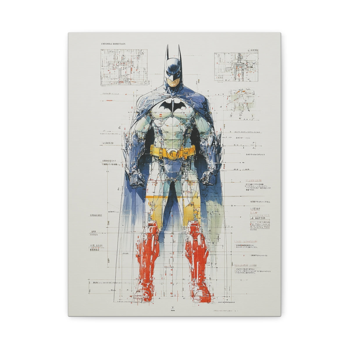Hero-Verse Canvas Art - Bold Comic-Inspired Wall Print