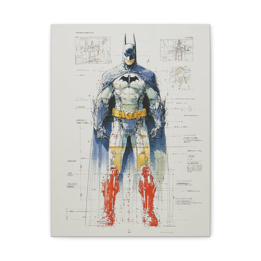 Hero-Verse Canvas Art - Bold Comic-Inspired Wall Print