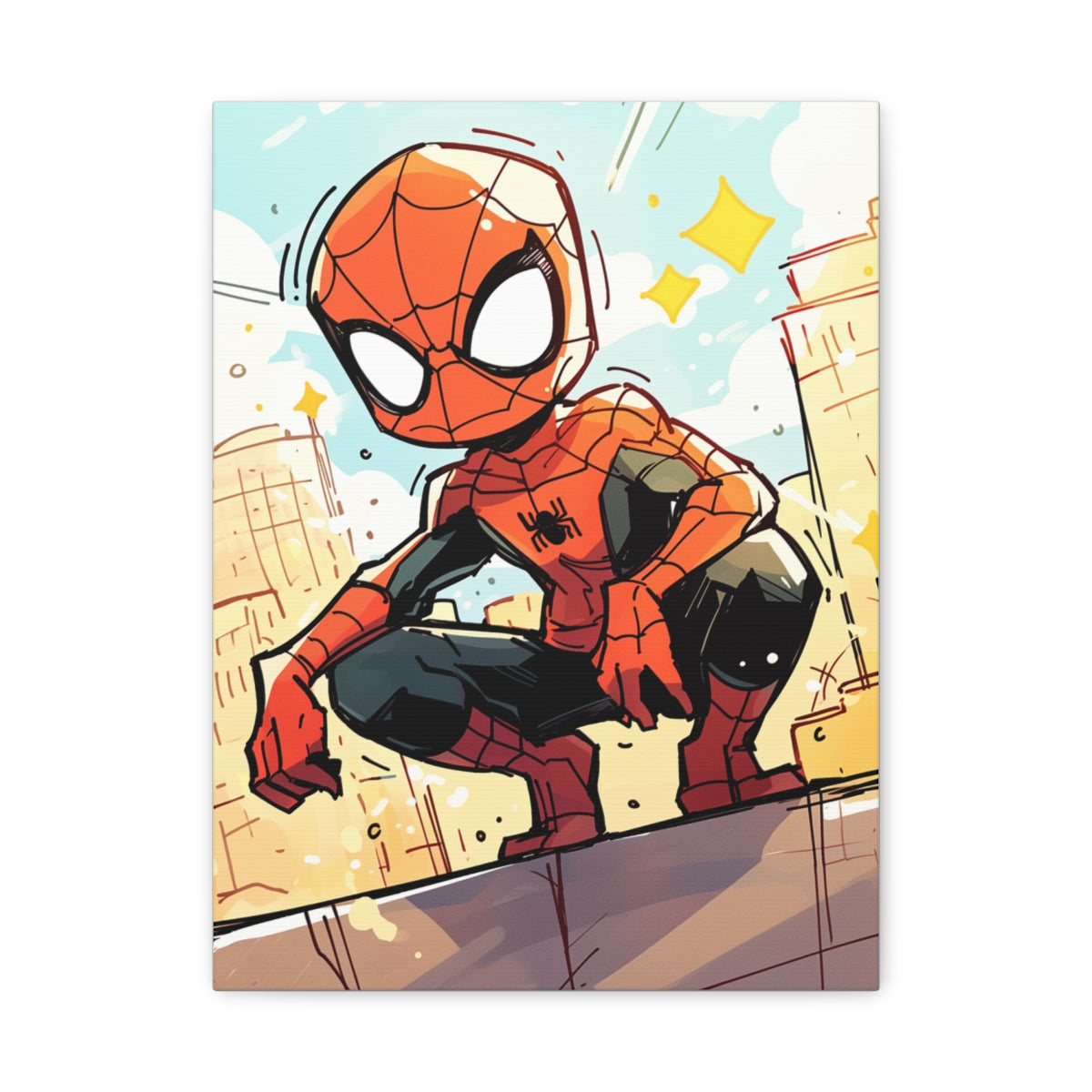 Hero-Verse Canvas Art - Bold Comic-Inspired Wall Print