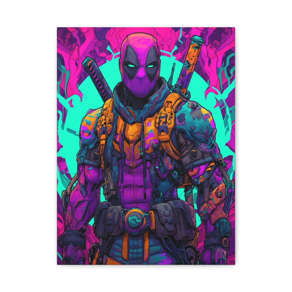 Hero-Verse Canvas Art - Bold Comic-Inspired Wall Print