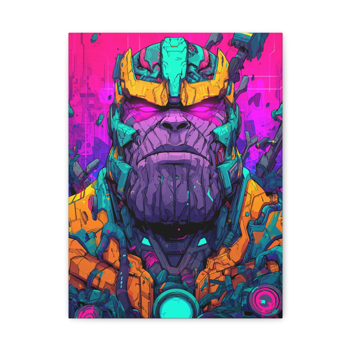 Hero-Verse Canvas Art - Bold Comic-Inspired Wall Print