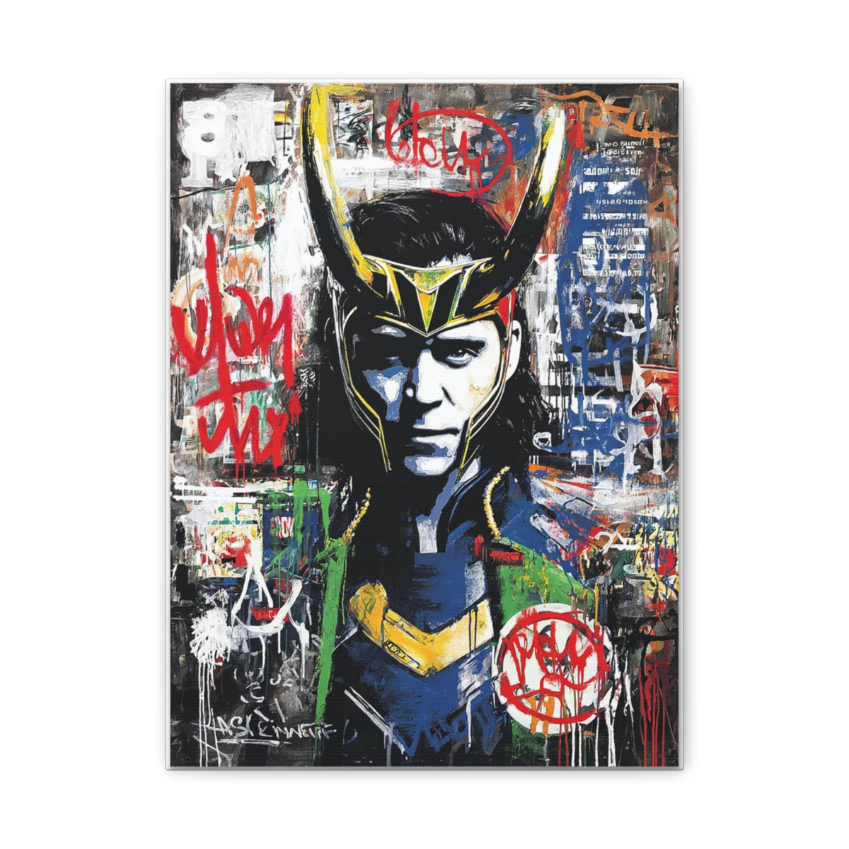 Hero-Verse Canvas Art - Bold Comic-Inspired Wall Print