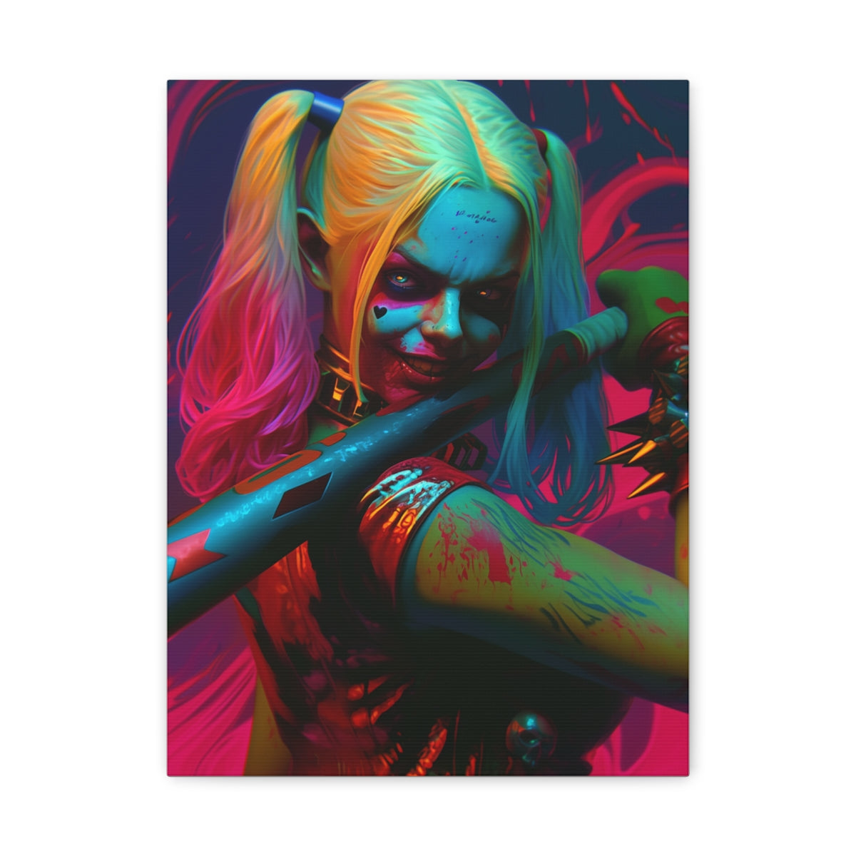 Hero-Verse Canvas Art - Bold Comic-Inspired Wall Print