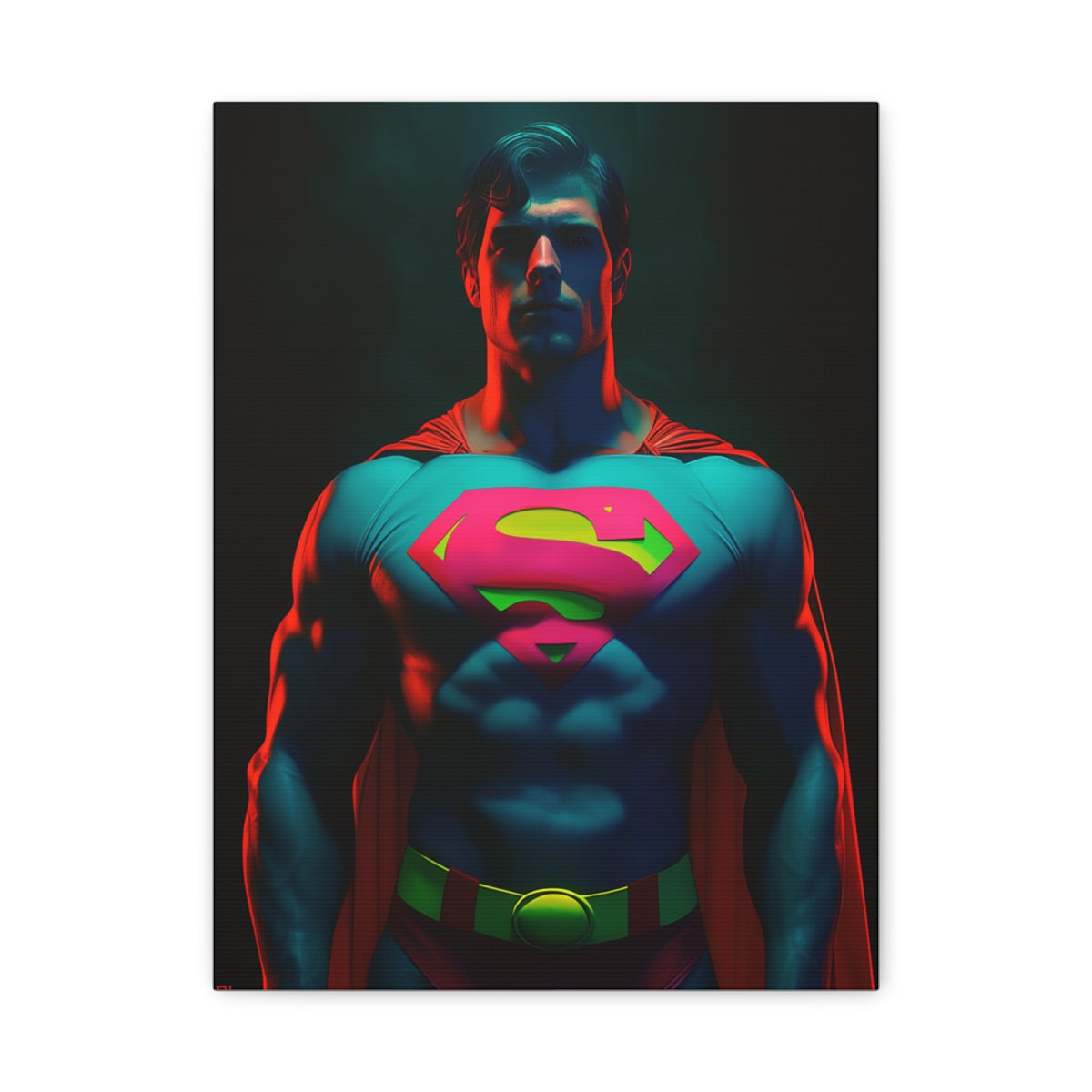 Hero-Verse Canvas Art - Bold Comic-Inspired Wall Print