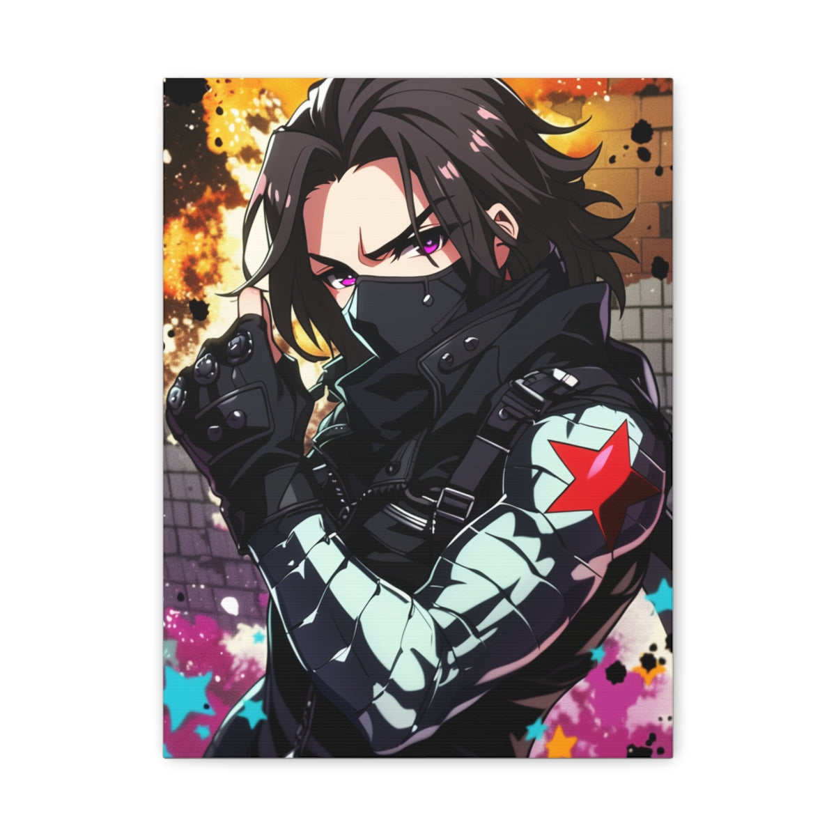 Hero-Verse Canvas Art - Bold Comic-Inspired Wall Print