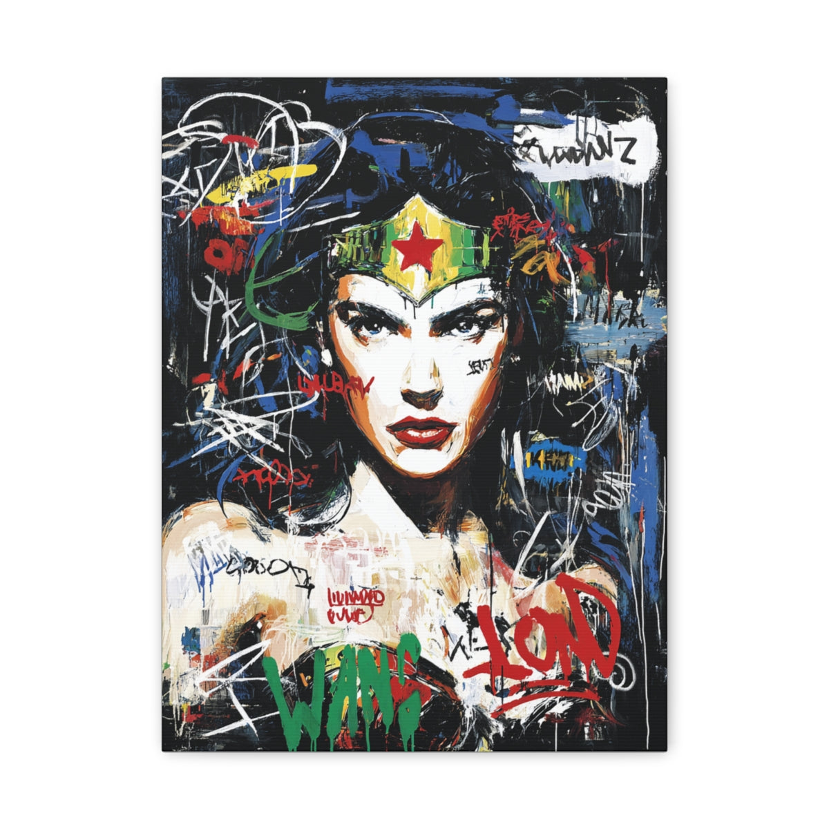 Hero-Verse Canvas Art - Bold Comic-Inspired Wall Print