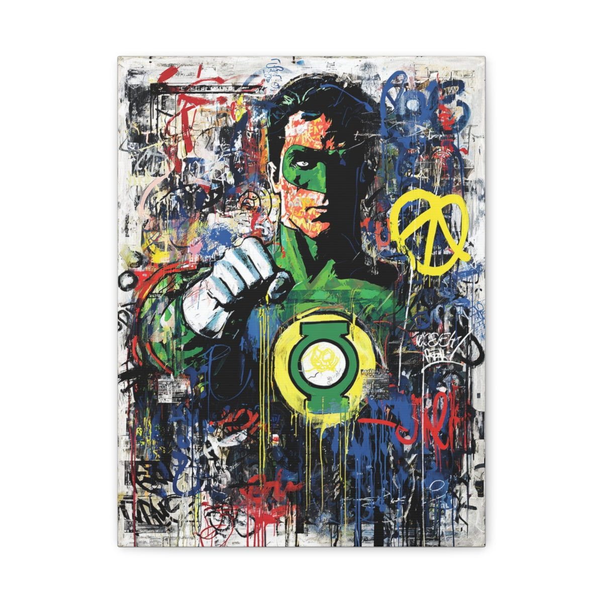 Hero-Verse Canvas Art - Bold Comic-Inspired Wall Print