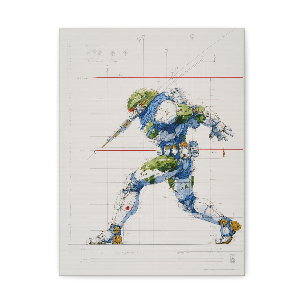 Hero-Verse Canvas Art - Bold Comic-Inspired Wall Print