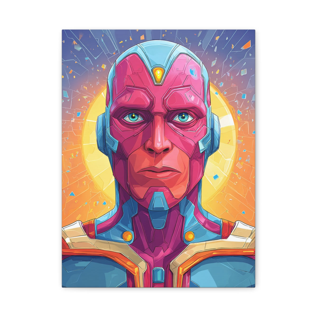 Hero-Verse Canvas Art - Bold Comic-Inspired Wall Print