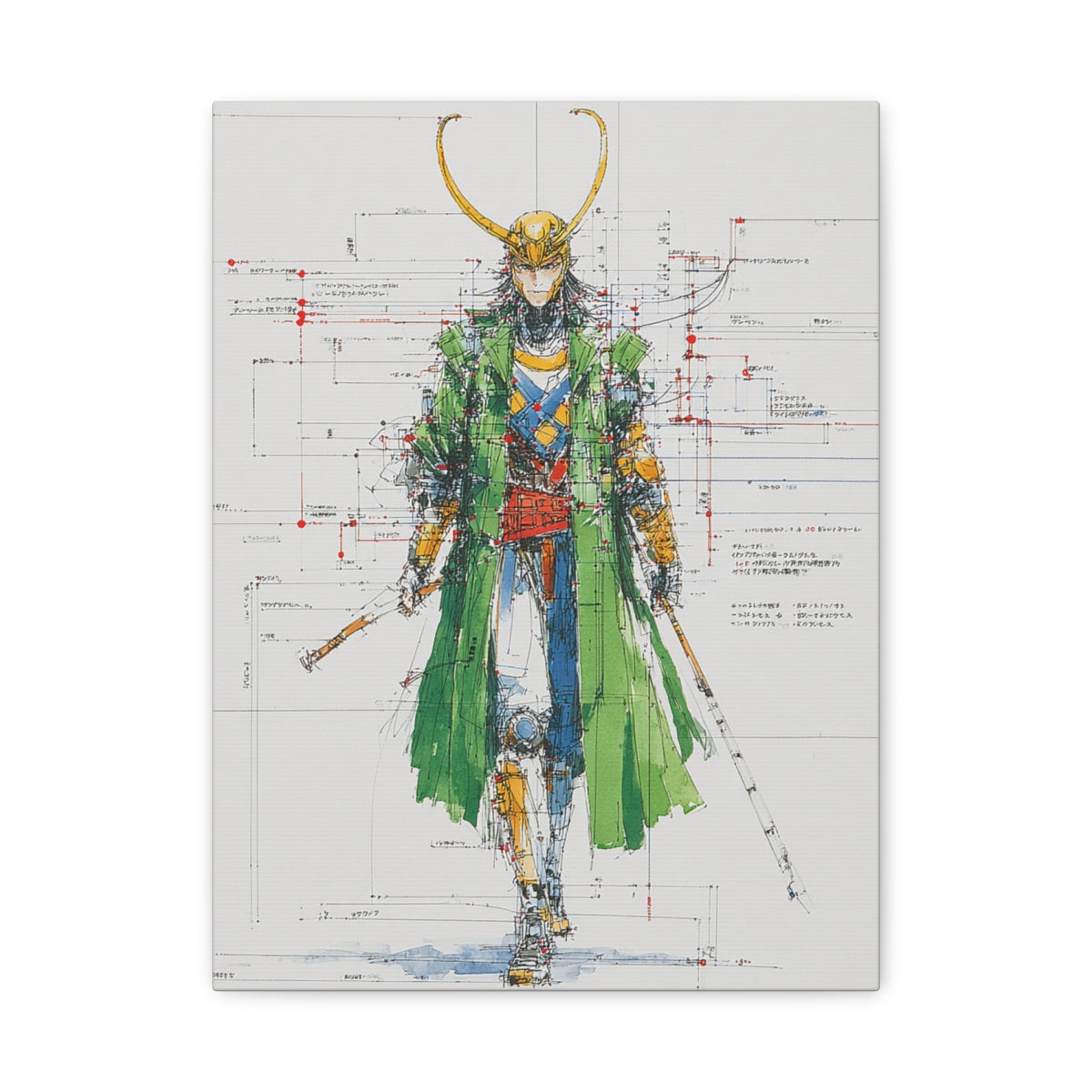 Hero-Verse Canvas Art - Bold Comic-Inspired Wall Print