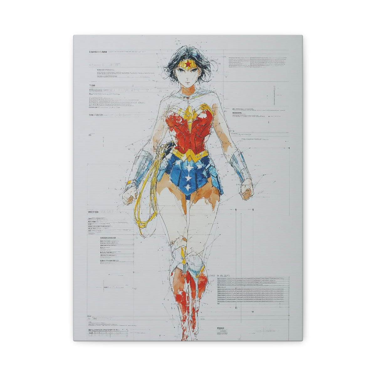 Hero-Verse Canvas Art - Bold Comic-Inspired Wall Print