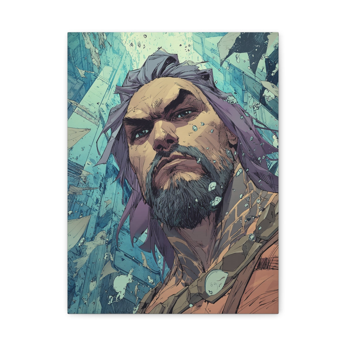 Hero-Verse Canvas Art - Bold Comic-Inspired Wall Print