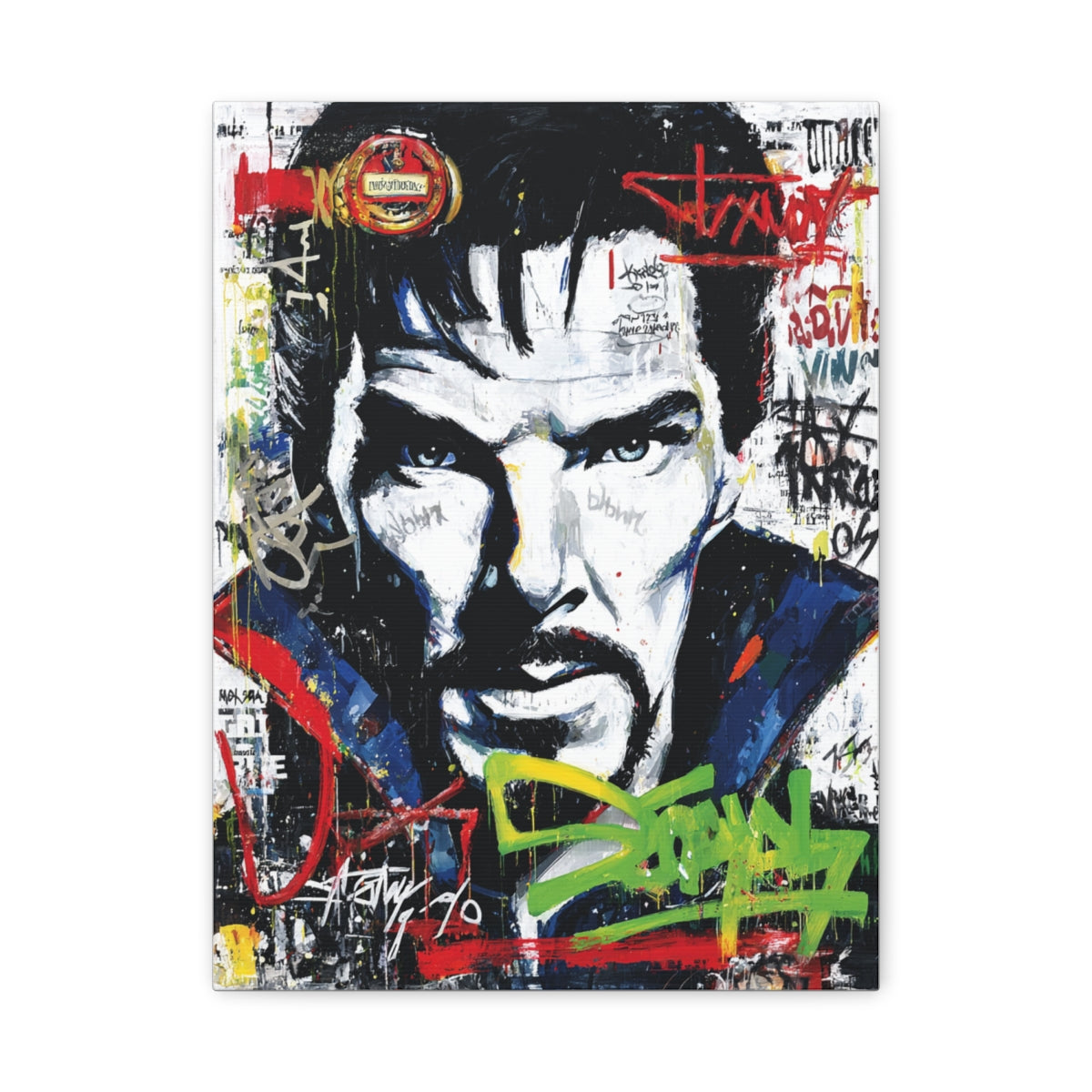 Hero-Verse Canvas Art - Bold Comic-Inspired Wall Print