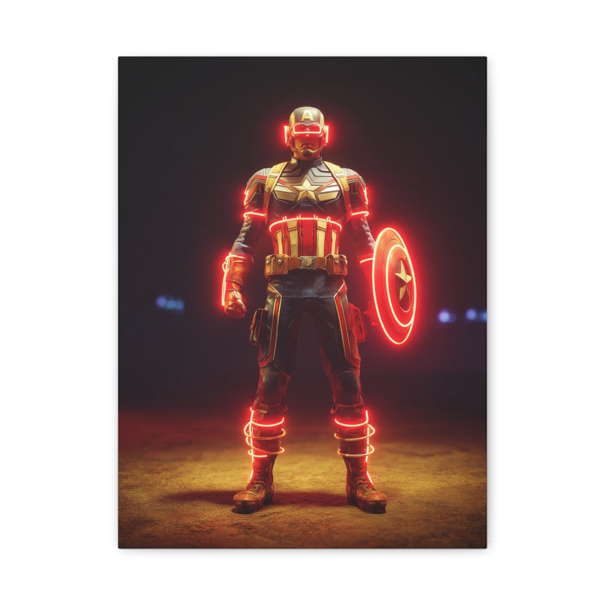 Hero-Verse Canvas Art - Bold Comic-Inspired Wall Print