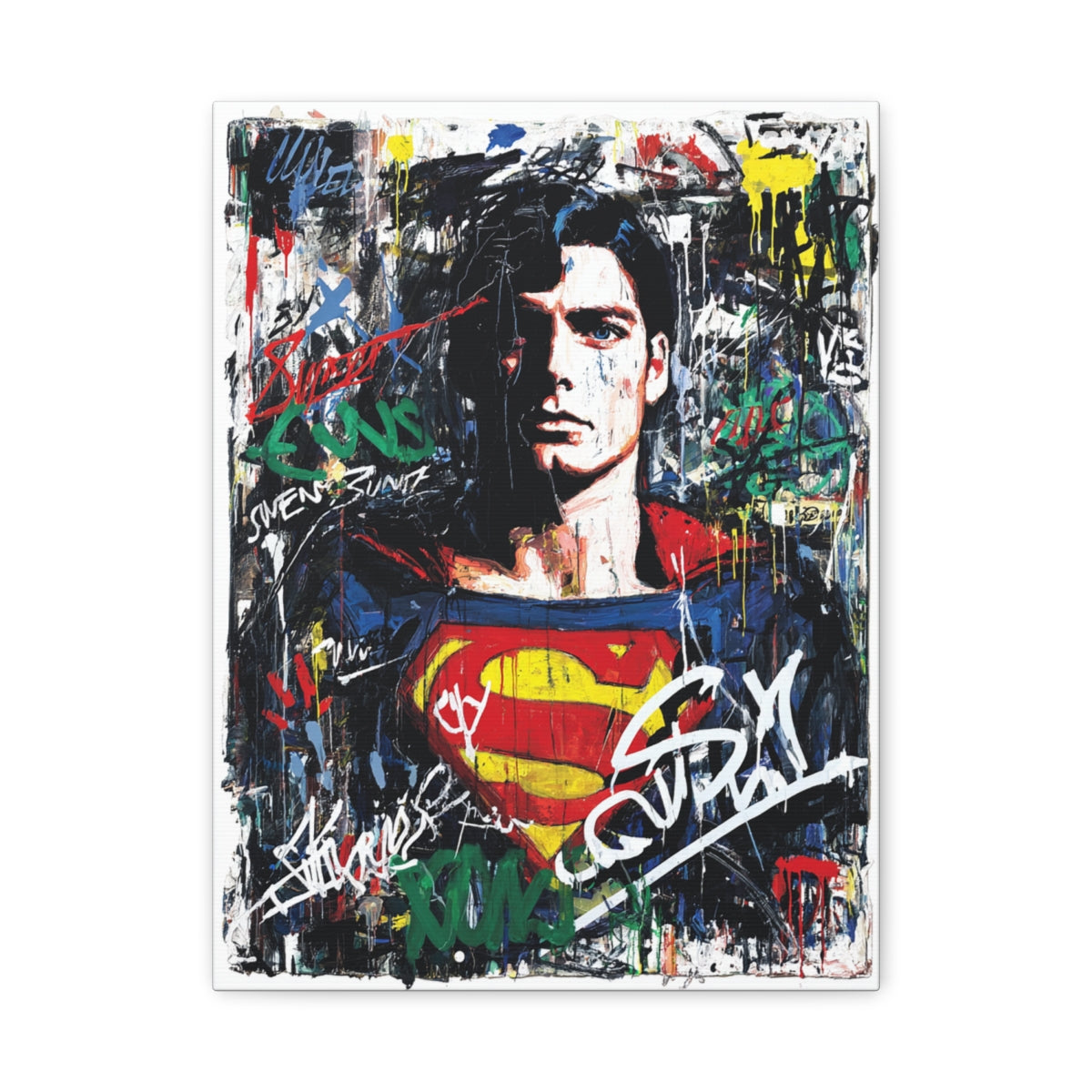 Hero-Verse Canvas Art - Bold Comic-Inspired Wall Print