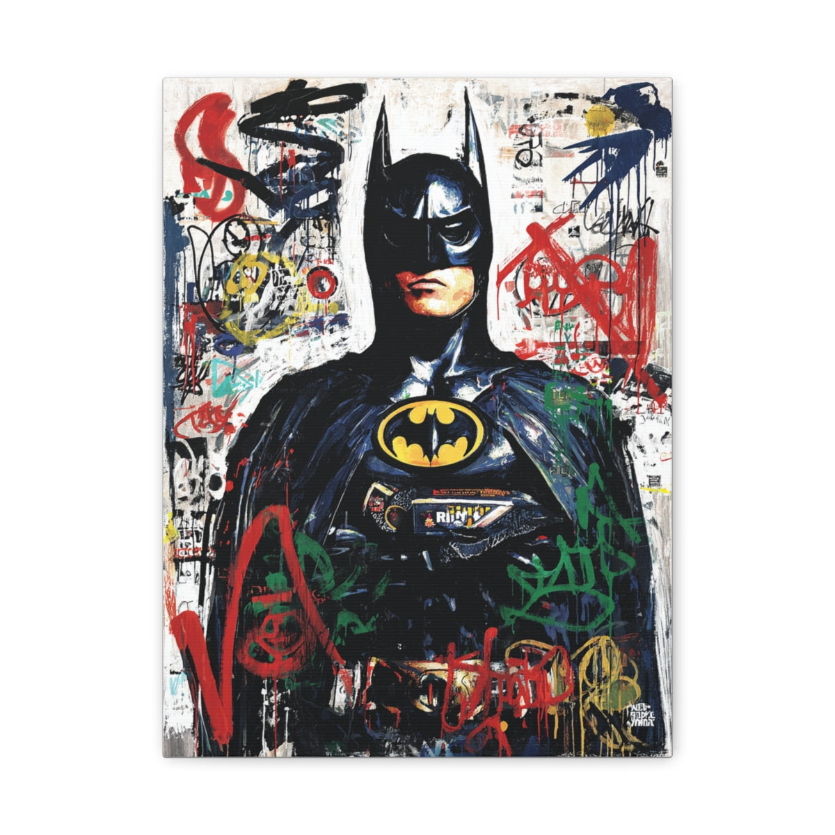 Hero-Verse Canvas Art - Bold Comic-Inspired Wall Print