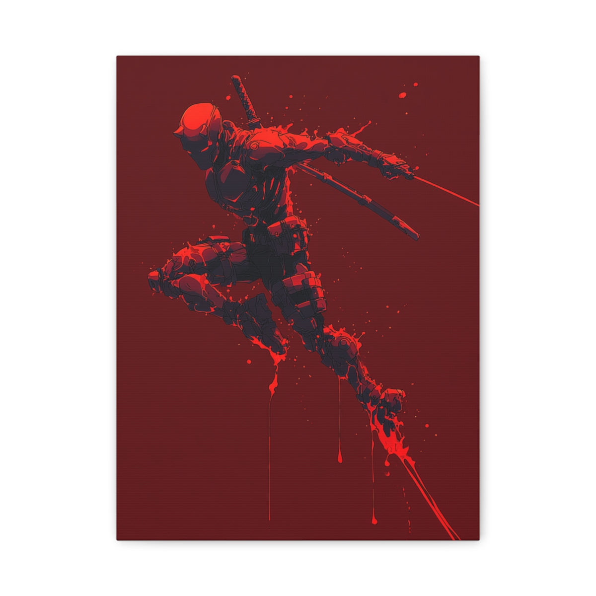 Hero-Verse Canvas Art - Bold Comic-Inspired Wall Print