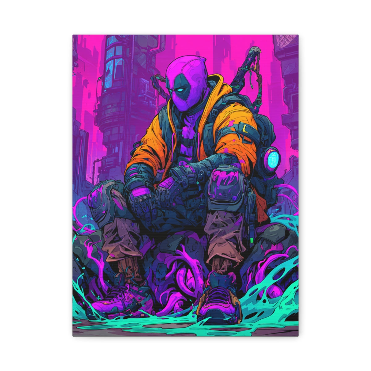 Hero-Verse Canvas Art - Bold Comic-Inspired Wall Print