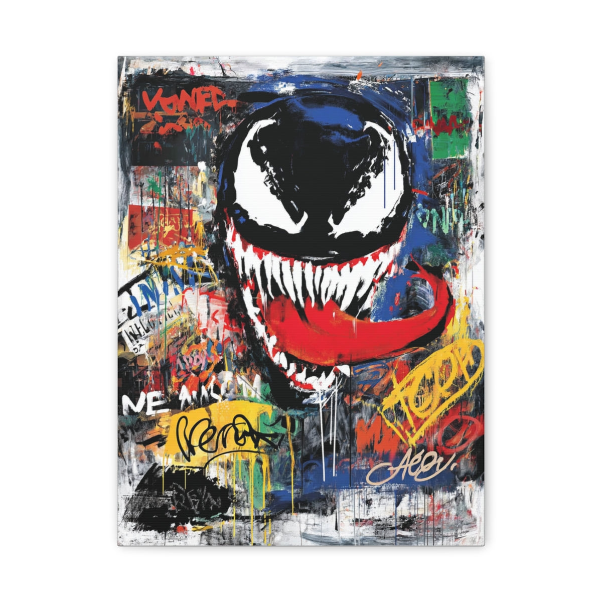 Hero-Verse Canvas Art - Bold Comic-Inspired Wall Print