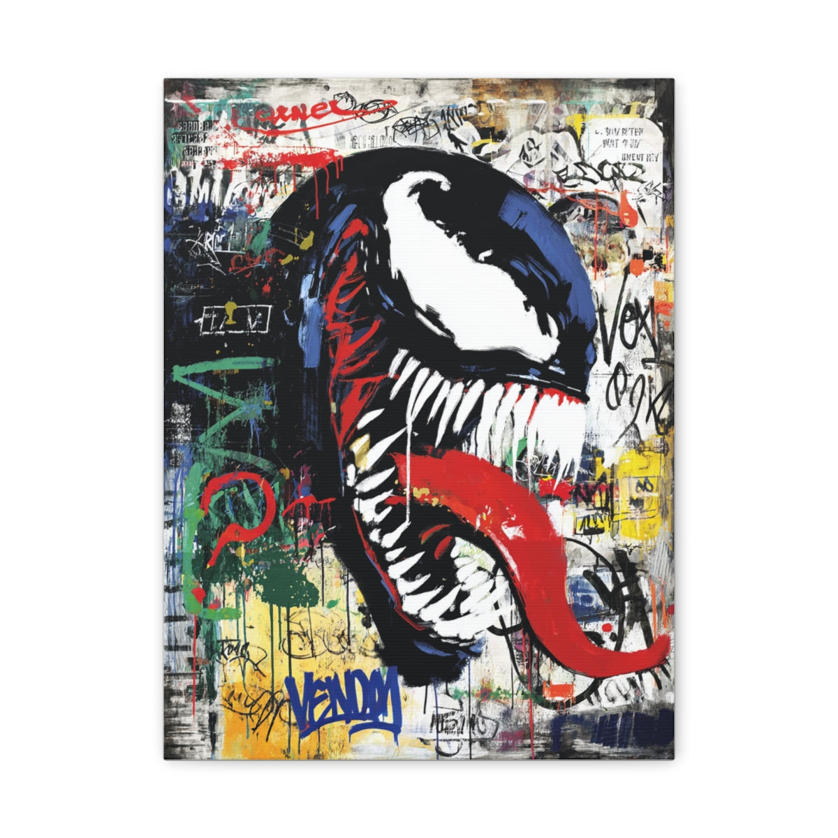 Hero-Verse Canvas Art - Bold Comic-Inspired Wall Print