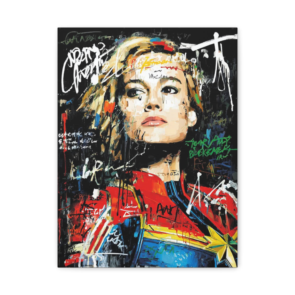 Hero-Verse Canvas Art - Bold Comic-Inspired Wall Print