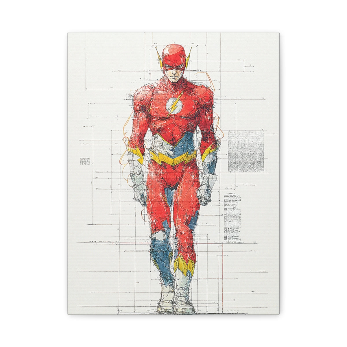 Hero-Verse Canvas Art - Bold Comic-Inspired Wall Print