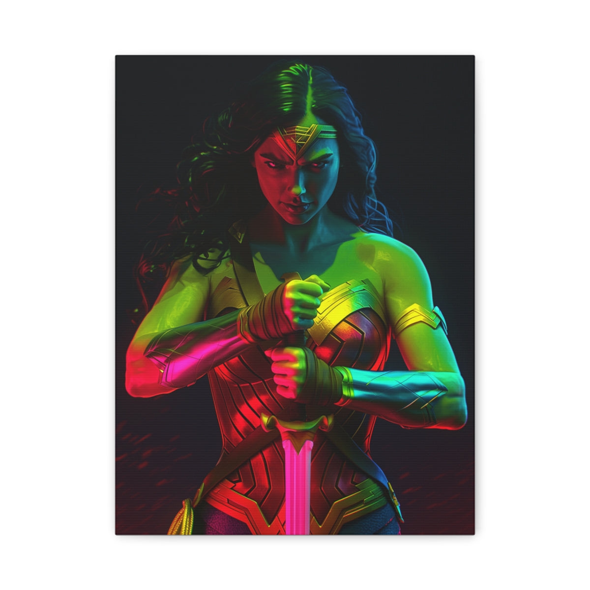 Hero-Verse Canvas Art - Bold Comic-Inspired Wall Print