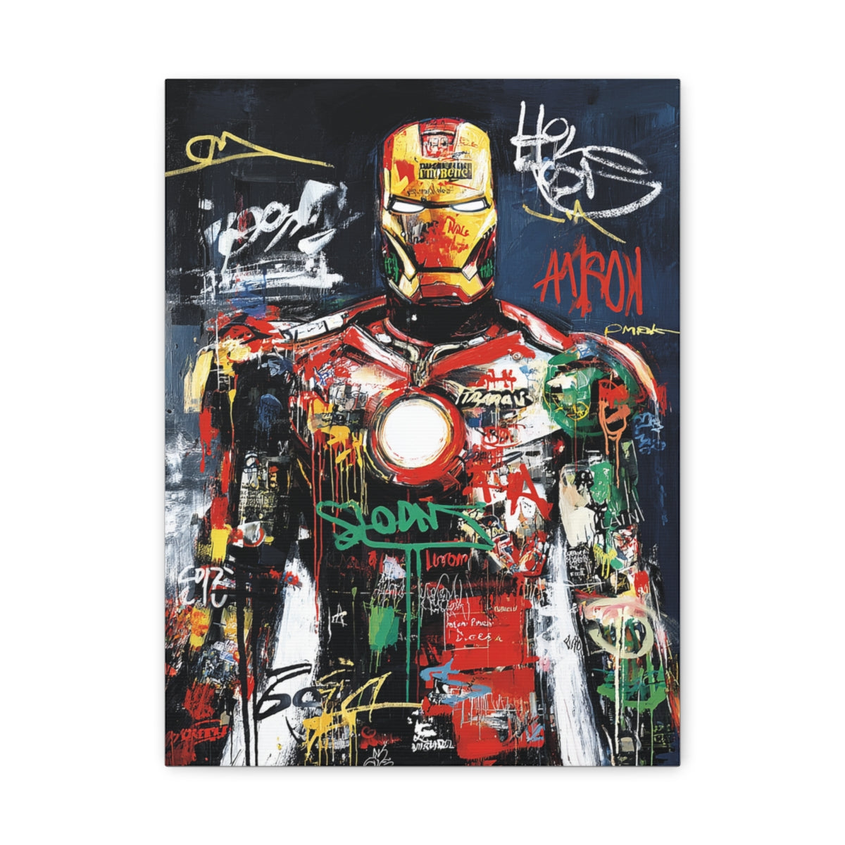 Hero-Verse Canvas Art - Bold Comic-Inspired Wall Print