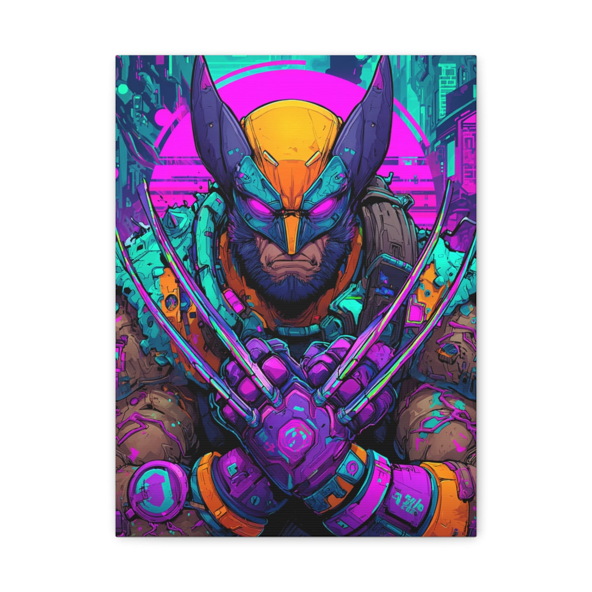 Hero-Verse Canvas Art - Bold Comic-Inspired Wall Print