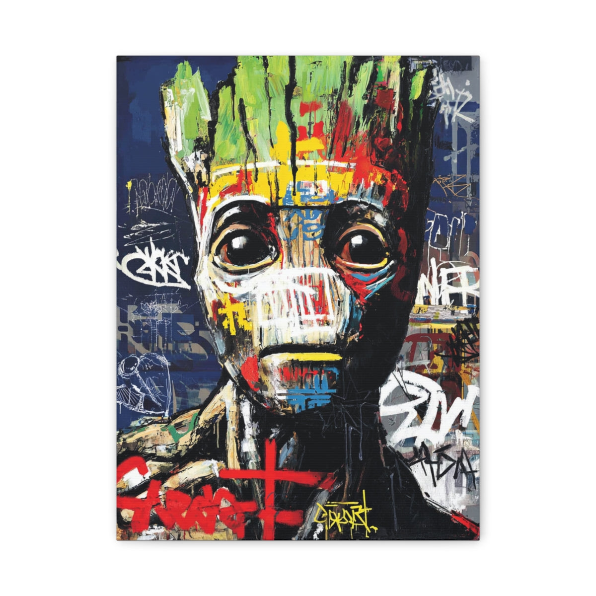 Hero-Verse Canvas Art - Bold Comic-Inspired Wall Print