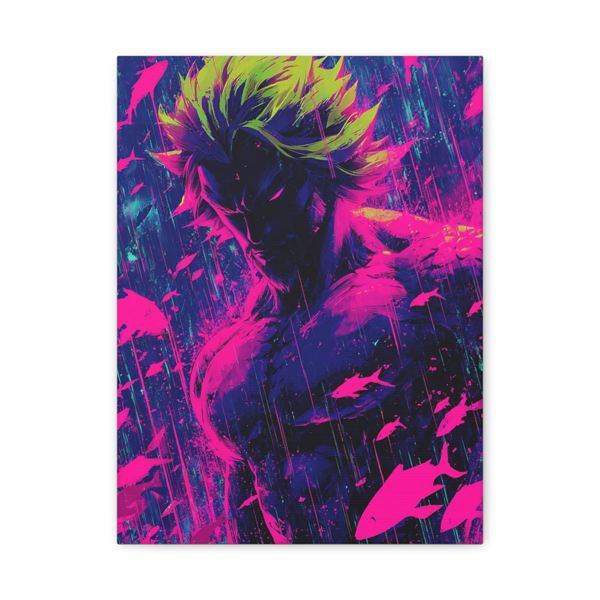 Hero-Verse Canvas Art - Bold Comic-Inspired Wall Print