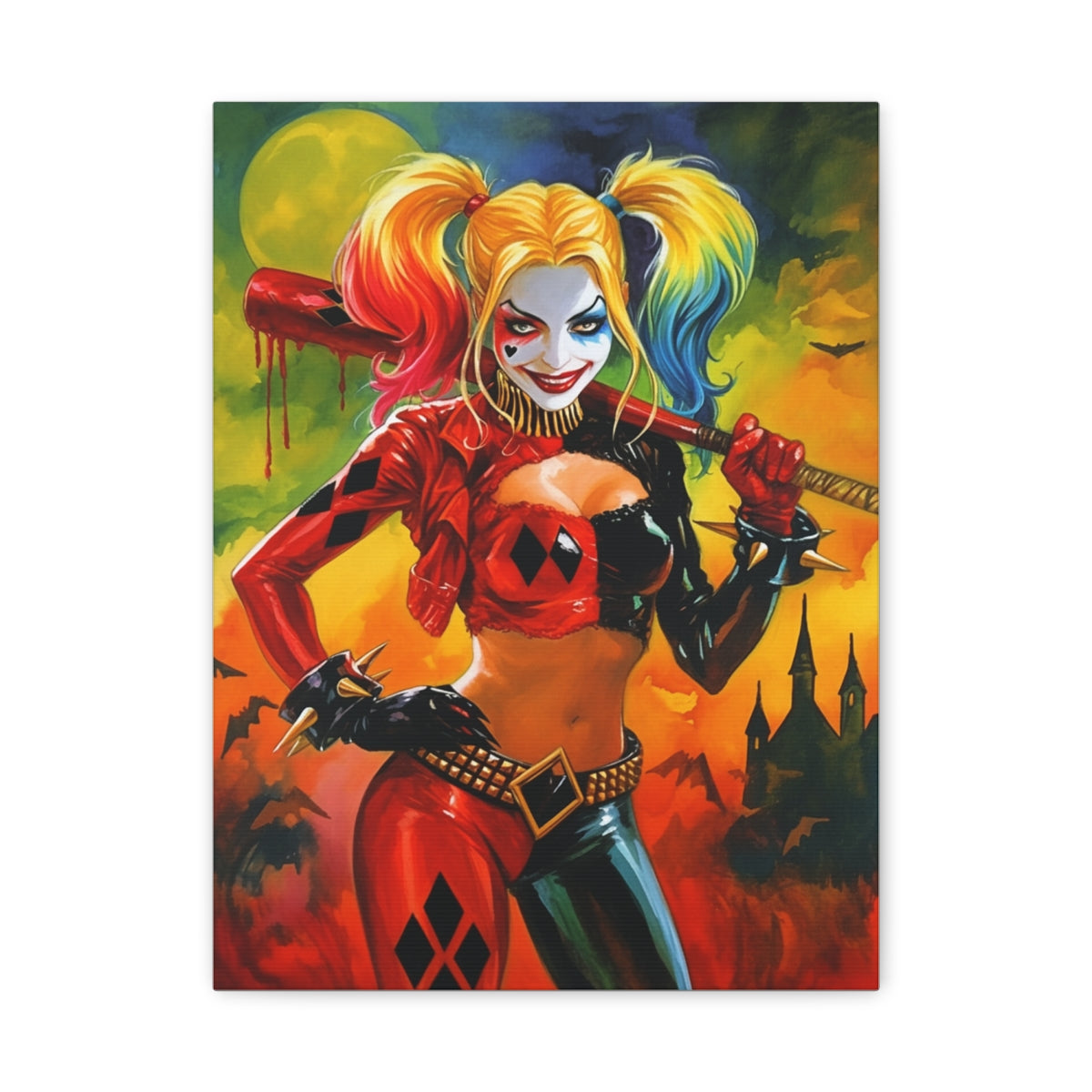 Hero-Verse Canvas Art - Bold Comic-Inspired Wall Print