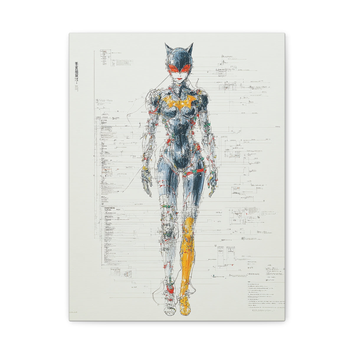 Hero-Verse Canvas Art - Bold Comic-Inspired Wall Print