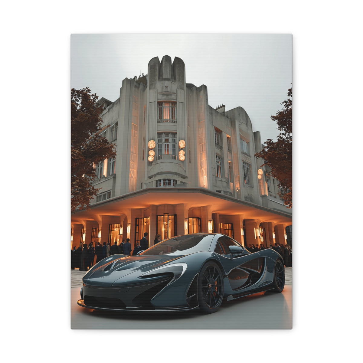 Iconic Sports Car Gallery Canvas