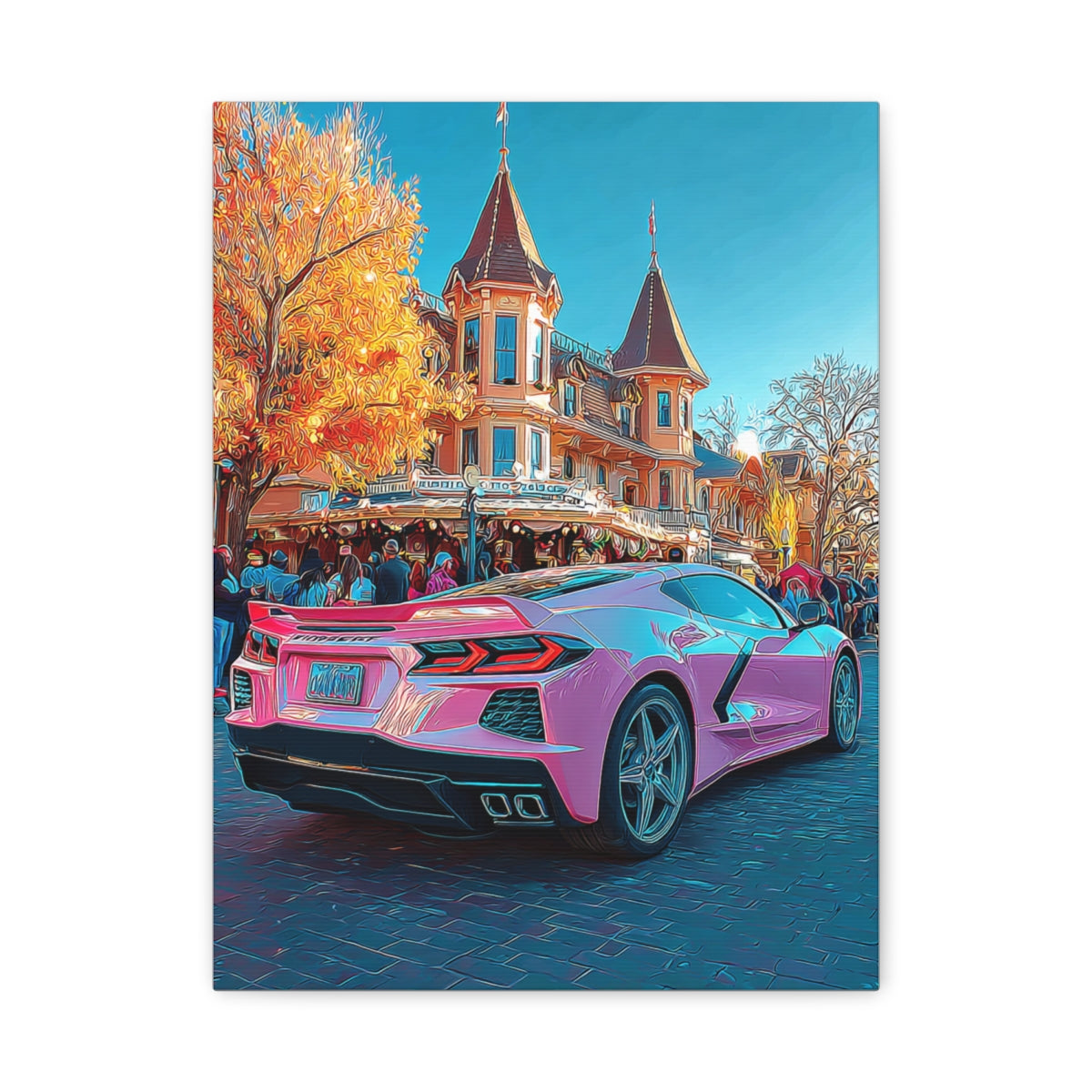 Iconic Sports Car Gallery Canvas