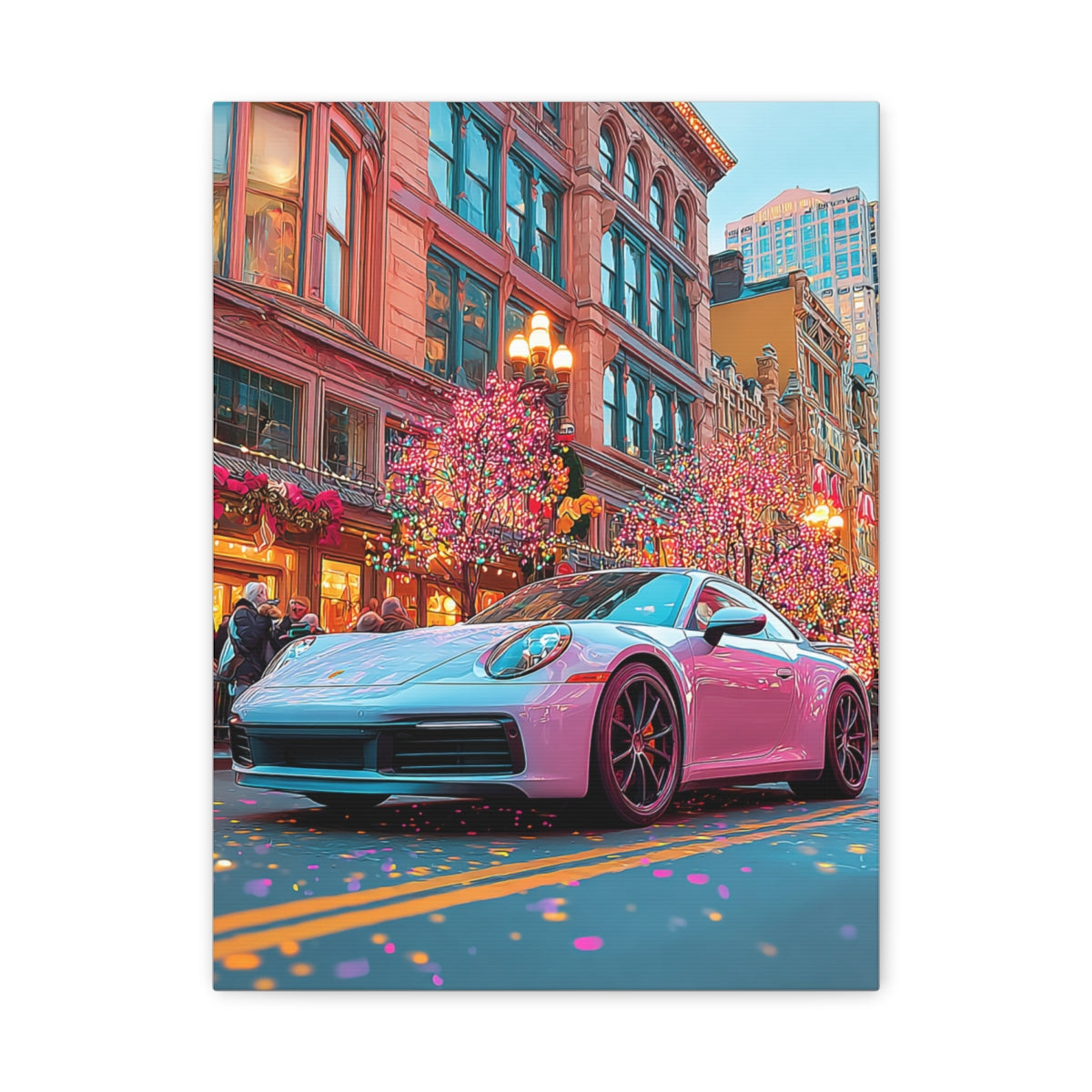 Iconic Sports Car Gallery Canvas