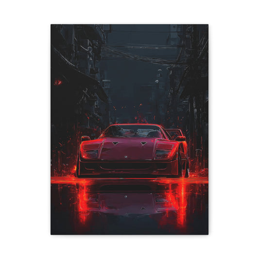 Iconic Sports Car Gallery Canvas