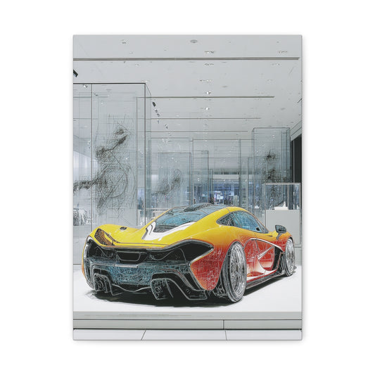 Iconic Sports Car Gallery Canvas