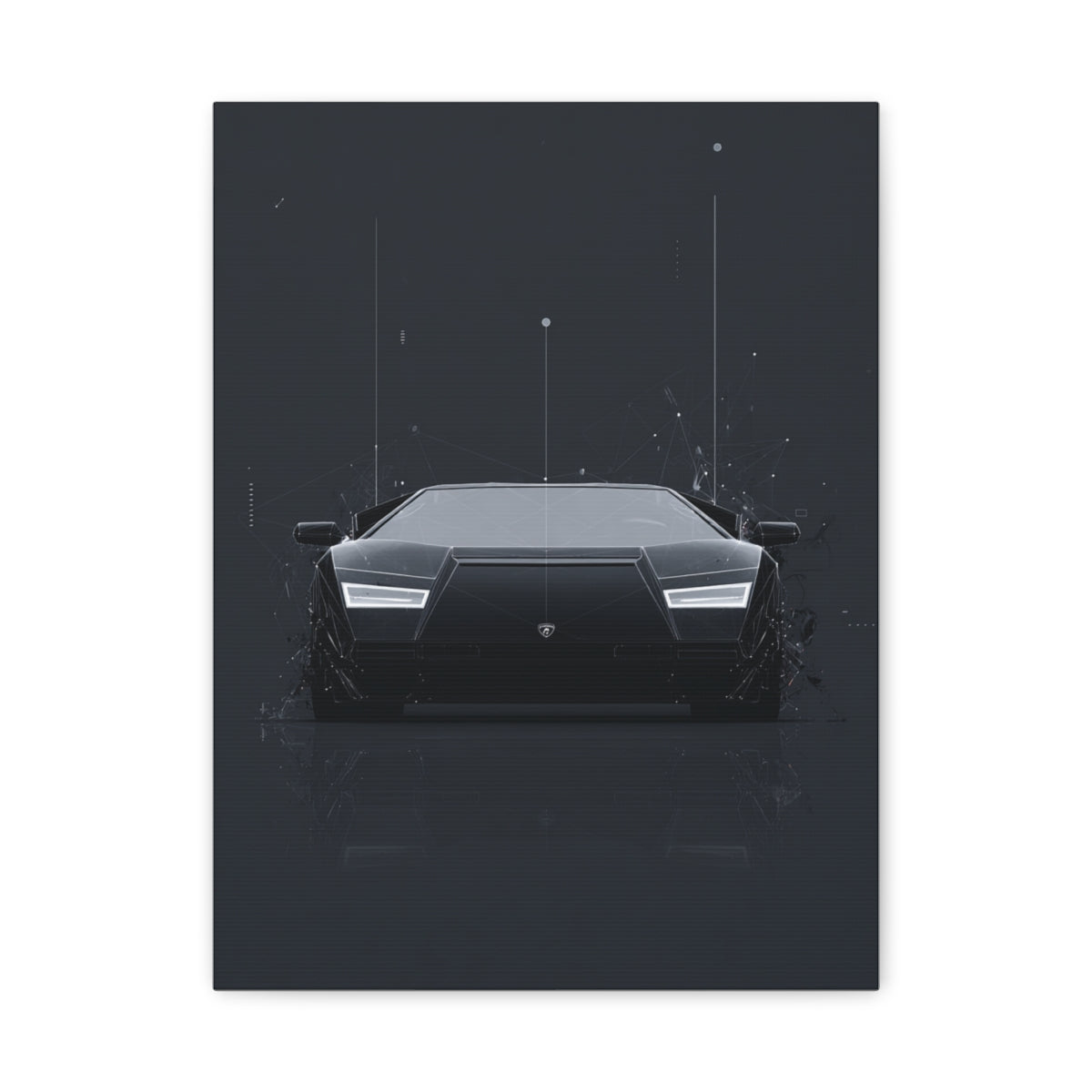 Iconic Sports Car Gallery Canvas