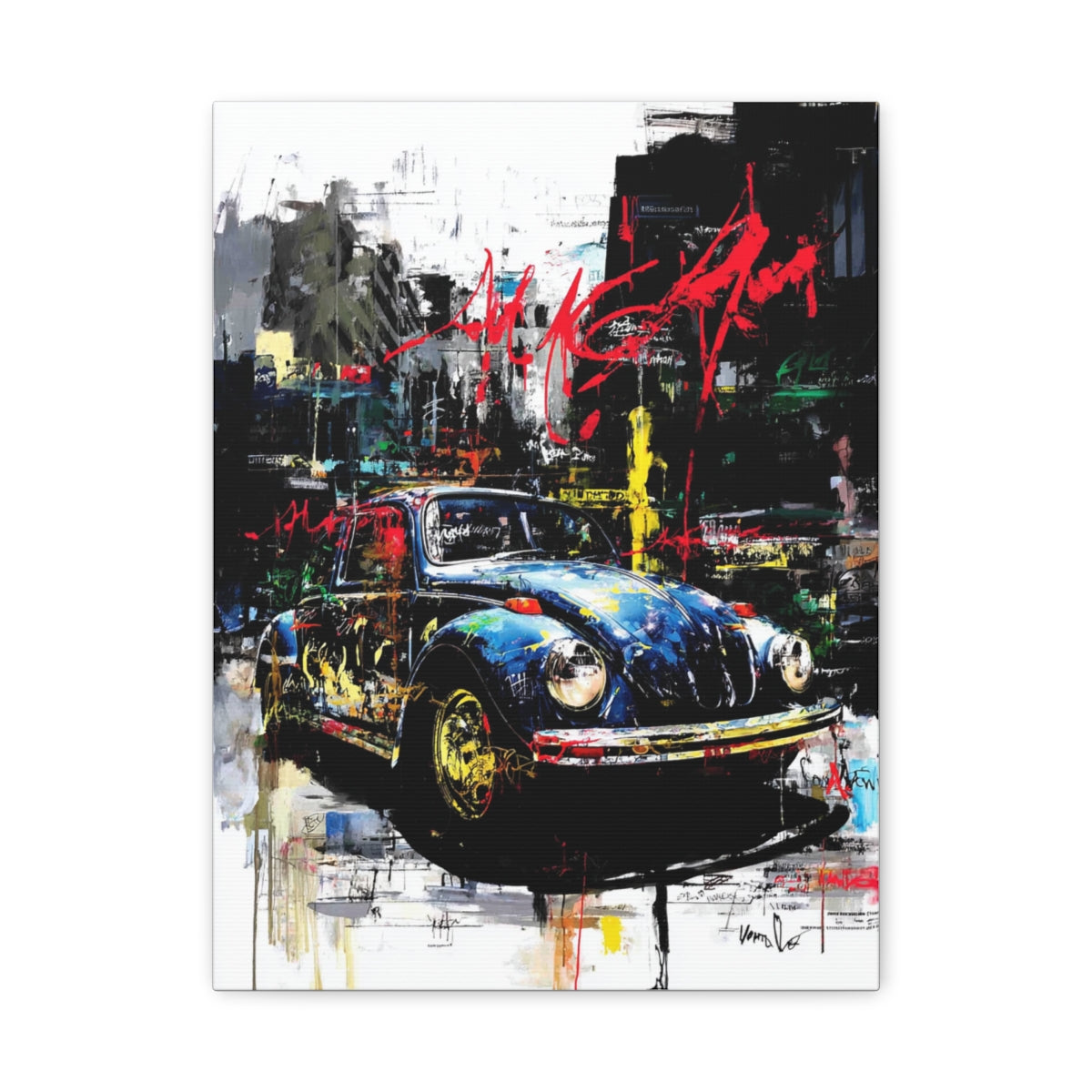 Iconic Sports Car Gallery Canvas