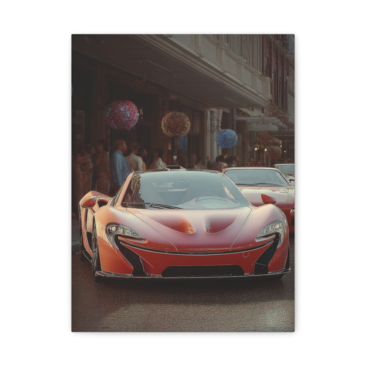 Iconic Sports Car Gallery Canvas