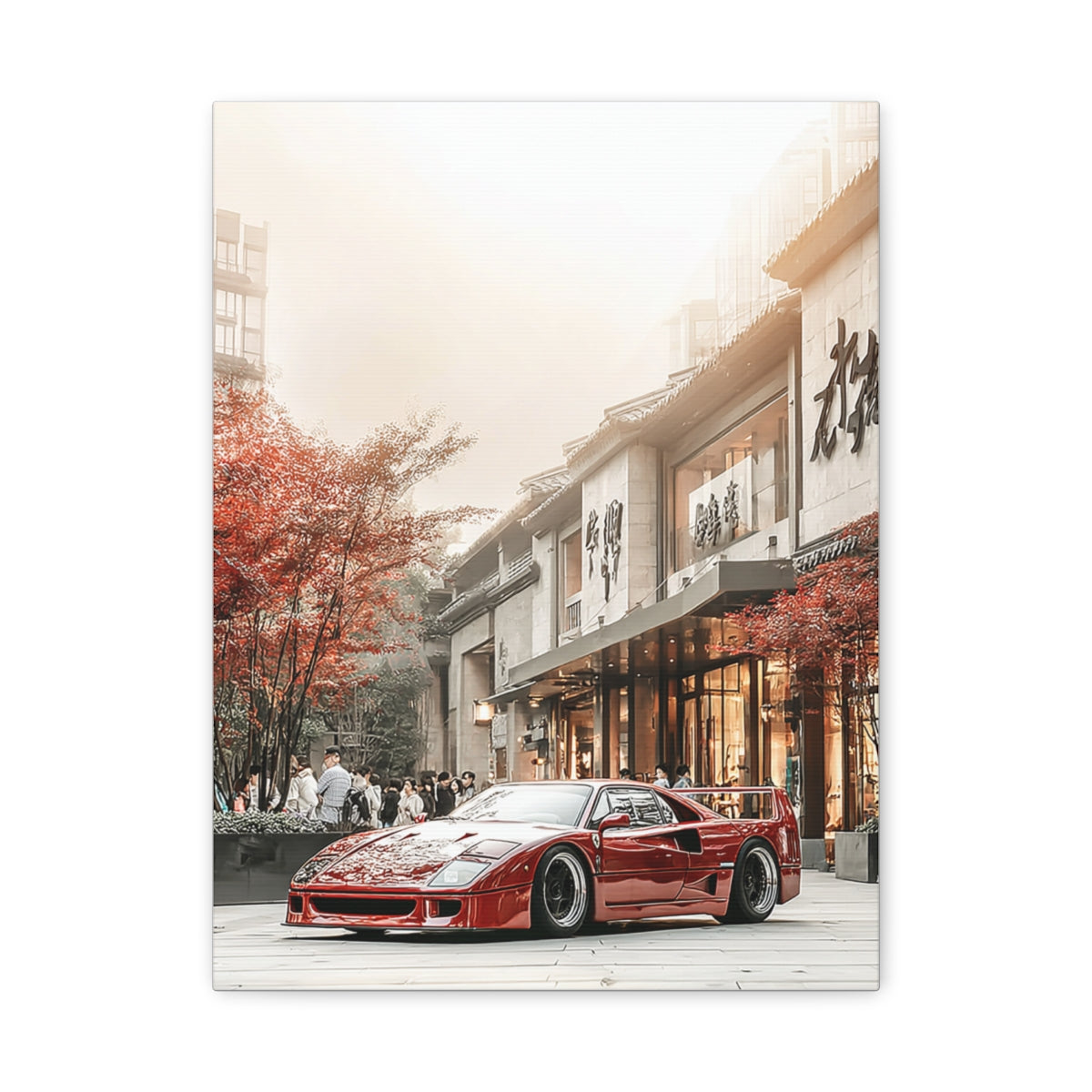 Iconic Sports Car Gallery Canvas