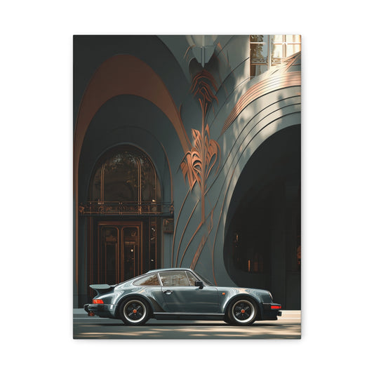 Iconic Sports Car Gallery Canvas